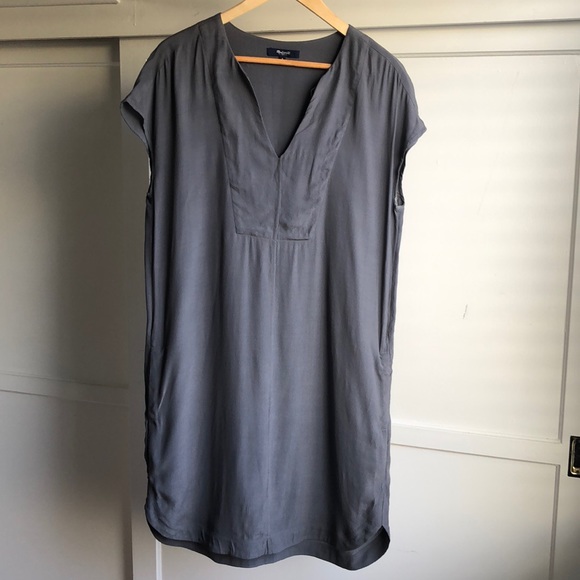 Charcoal Madewell Shift Dress - Picture 1 of 3
